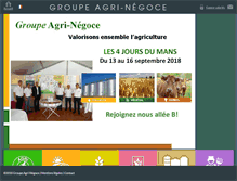 Tablet Screenshot of agrinegoce.fr